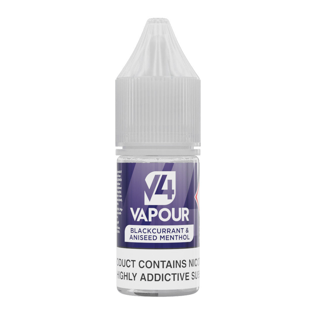 Blackcurrant Aniseed Menthol 10ml E-liquid | V4 Vapour